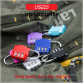 High quality zinc alloy luggage travel mini locker small padlock combination lock keyless safe